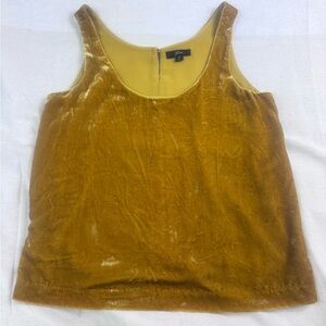 J. Crew Golden Velvet Camisole